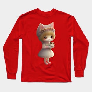 cartoon cat Long Sleeve T-Shirt
